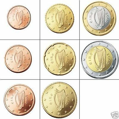 Set Of Irish Euro Coins Genuine Original € Currency Ireland