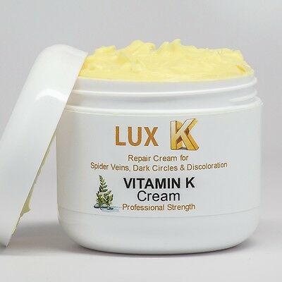 Lux Vitamin K Cream Eliminate Spider Varicose Veins Scars Rosacea Capillaries